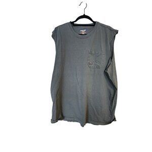Ariat Rebar XL Tall Mens Sleeveless Graphic T-Shirt With Front Pocket & Deer Sku